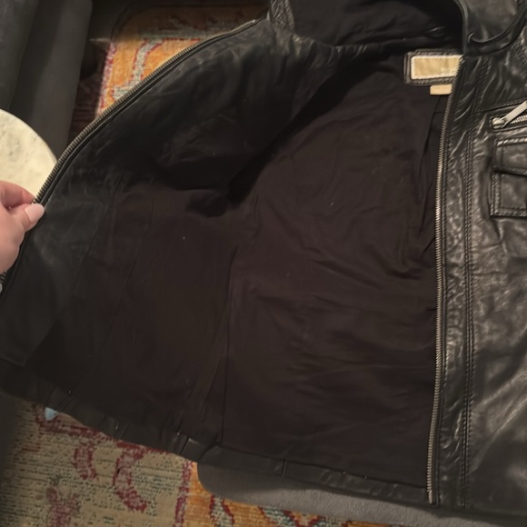 Michael Kors 100% Leather Jacket - Picture 3 of 4